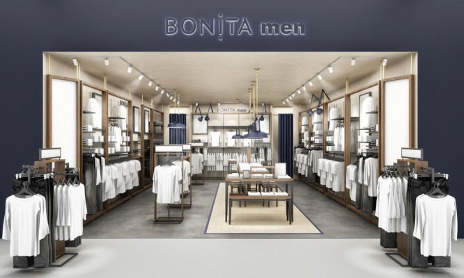 Projekt 360: Bonita Men Shopkonzept